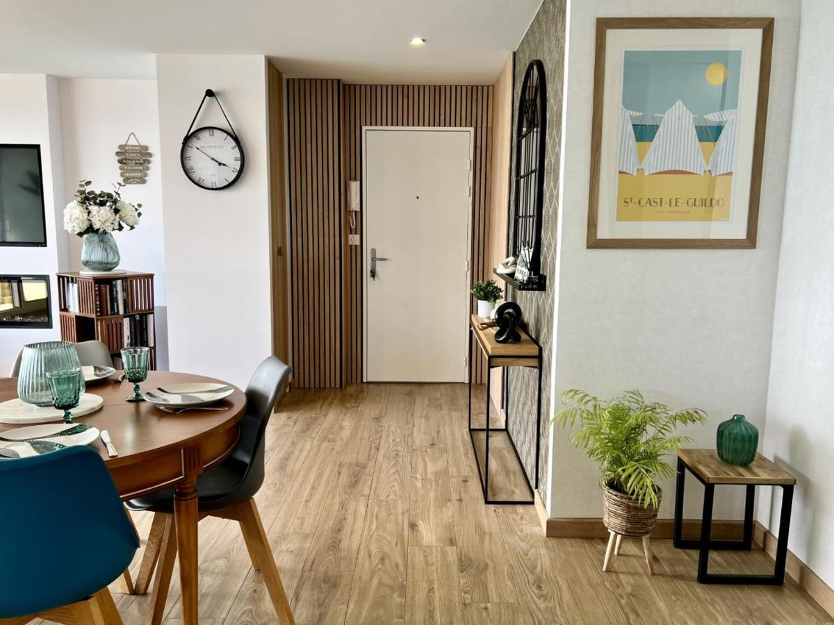 Appt Vue Mer Exceptionnelle Triple Expo - 70M 2Ch - Renove Saint-Cast-le-Guildo Ngoại thất bức ảnh